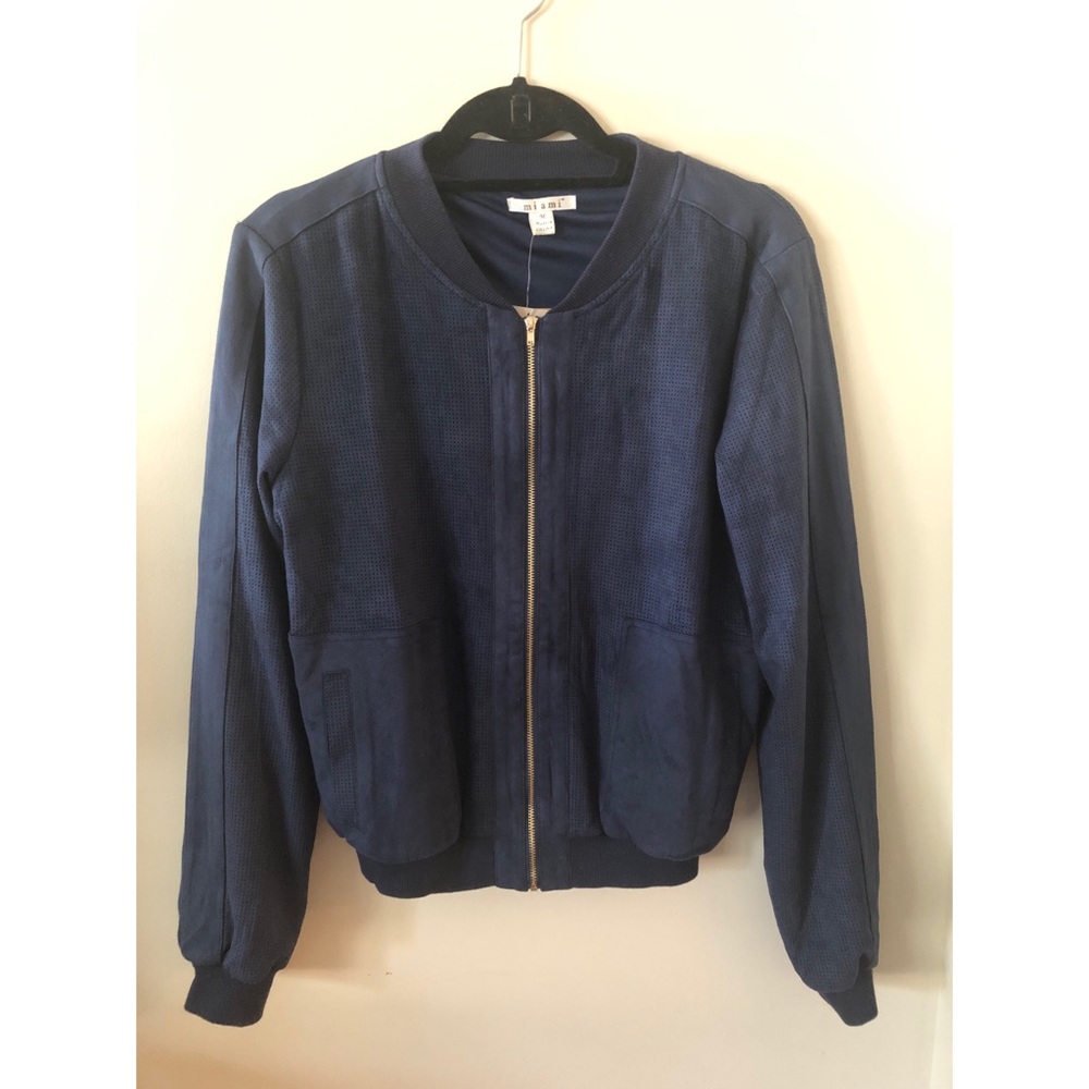 Navy bomber jacket
